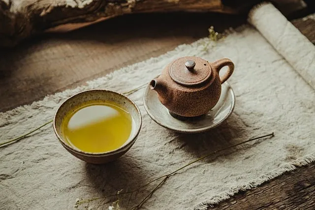 Infusión de té verde